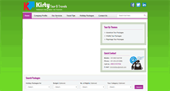 Desktop Screenshot of kirtytours.com